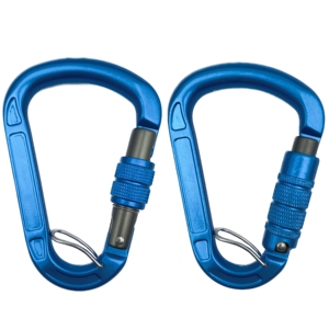 CLIWIZ <span class=keywords><strong>HMS</strong></span> Belay Screw Mosquetón de aluminio personalizado 22kN Mosquetón de escalada Gancho a presión SGM7122B - Product Image 6