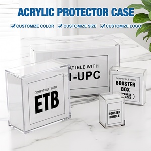 Boîte de protection en acrylique UV pour cartes de jeu TCG, étui UPC pour 151 boosters, boîte de présentation avec couvercle magnétique, boîtes de protection en acrylique pour boosters - Product Image 2