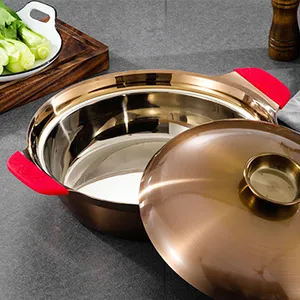 Kitchenware Cookware Hotel Utensil Restaurant Equipment Metal Soup Pot  Stainless Steel Two Flavor Hot Pot Chafing Dish Stove - China Food Storage  and Food Container price