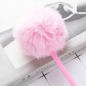 Bolígrafos de Pompones Divertidos, Lindos Bolígrafos de Plástico para Aliviar el Estrés, para Estudiantes, para Escribir en el Diario y Regalos Promocionales - Product Image 2