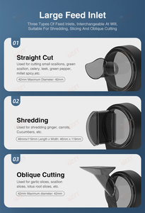 Machine à couper les légumes multifonctionnelle 110V 220V, coupe-oignon vert pour restaurant, hachoir à légumes, hachoir à poireaux, râpe à gingembre - Product Image 2