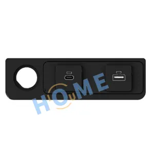 Für Land Rover Sport 2014-2017 Auto USB / Typ C Ladegerät Auto Rücksitz Klimaanlage 18W Schnell lade ausgang