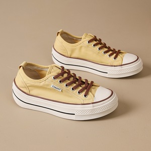 Zapatillas blancas de tacón alto estilo vaquero para mujer, nuevo estilo, modernas, versátiles, retro con suela gruesa, deportivas y casuales. - Product Image 4
