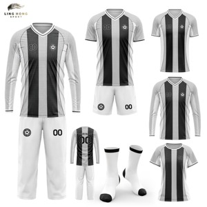 Maillot de football personnalisé en maille respirante, impression par transfert thermique, broderie, t-shirts d'équipe unisexes à manches courtes - Product Image 1