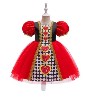 Costume de Reine des Cœurs pour Filles Halloween DISP-018 - Product Image 4
