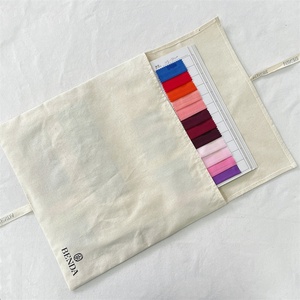 BSCI Custom Logo Printing Cotton Canvas Twill <b>Envelope</b> <b>Gift</b> Packing Bag for T-shirt Luxury <b>Envelope</b> Cotton Dust Pouch - Product Image 5