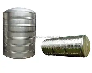 Tanque de agua redondo de acero inoxidable Horizontal de gran capacidad duradero de 1000 litros de gran valor