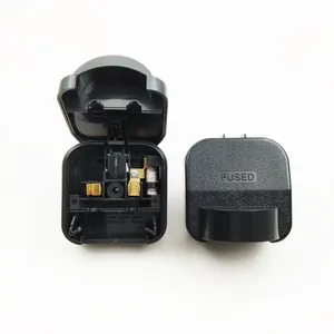 European Schuko CEE 7/17 plug convert to UK plug adapter