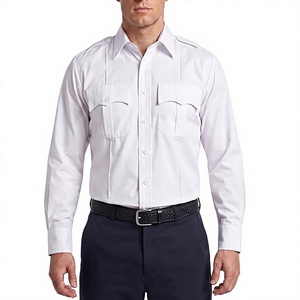 เสื้อเชิ้ตยูนิฟอร์มผู้ชายแบบสั่งทำโลโก้ OEM ผ้าโพลีเอสเตอร์ 100% แขนยาว กระดุมหรูหรา สไตล์ลำลอง ใส่ทำงานกลางแจ้ง ป้องกันไฟฟ้าสถิต - Product Image 6