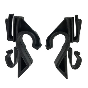 Rear Parcel Shelf <b>Clips</b> For Fiat Grande Punto 2006 And Later Black Plastic 71719952 71719953 - Product Image 5