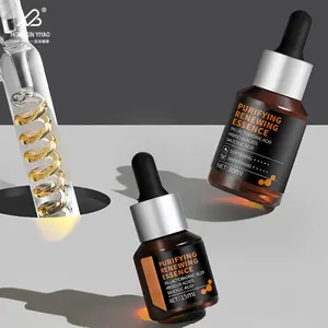 Cosmetic wholesale 15ml brown/transparent eyedropper bottle 30ml essence bottle can screen matte processing emulsion essence