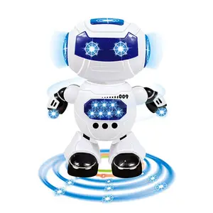 子供と子供のための光と音楽を備えたロボット玩具教育2023プログラミングダンス玩具