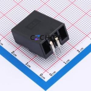 HC-3810-2AW-05 Wire-to-Board Pin Header Bent Lead Through Hole,P=3.81mm Connector 1x2P 3.81mm Right Angle Insert 2P - Product Image 2