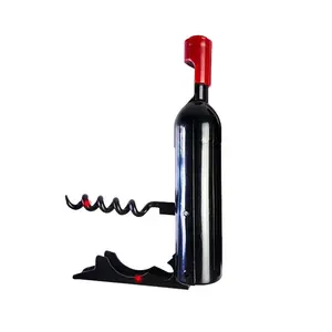 Premium Wine Corkscrew Bottle Opener, Wine Shaped Opener - Multifunctional Wine & Beer Cork Screw Opener