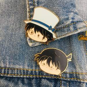 المخبر الشهير كونان شارة الطرفية بروش كيد بروش أنيمي ثانوي سبيكة معدنية يابانية وكورية دبوس - Product Image 5