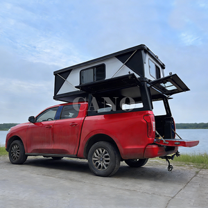 4x4 Aluminium Integrated <b>Canopy</b> with Hard up <b>Tent</b> for Pickup Navara BT50 - Product Image 3