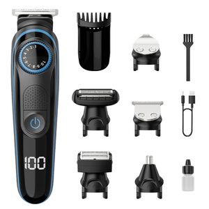 <span class=keywords><strong>Tondeuse</strong></span> nez-oreille lavable Rasoir rotatif Cordon professionnel-<span class=keywords><strong>Clip</strong></span> magique sans fil Idéal pour les coiffeurs Stylistes Kit <span class=keywords><strong>tondeuse</strong></span> à barbe - Product Image 1