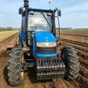 Offre Spéciale – Tracteur Agricole d'Occasion Shuangjia 4x4, 80 CV, Moteur Diesel <span class=keywords><strong>4</strong></span> Cylindres, Bleu et Noir, Prêt à l'Expédition, En Stock - Product Image 2