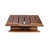 Support d'ordinateur portable en bois support de radiateur pour ordinateur portable support d'ordinateur de refroidissement en bois adapté à la plupart