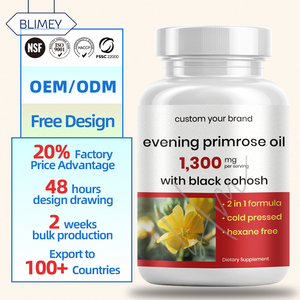 Oem Hoge Potentie Koudgeperste Pillen Teunisbloemolie Supplement Softgels <span class=keywords><strong>Capsule</strong></span> Voor De Gezondheid Van Vrouwen - Product Image 1