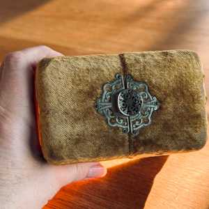 Cofanetto da <span class=keywords><strong>Viaggio</strong></span> in Velluto Morbido 50ml per Profumi e Skincare, Lussuosa Scatola in Velluto Marrone Dorato Antico per Oli Aromaterapici e Profumi - Product Image 4