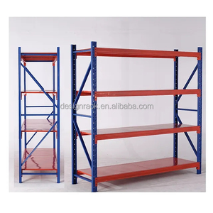 Scaffale Metallico <span class=keywords><strong>Blu</strong></span> a 1-4 Ripiani, Senza Bulloni, per Carichi Leggeri, Impilabile per Magazzino - Product Image 2