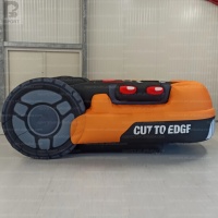 Modèle publicitaire de tondeuse à gazon robotisée géante gonflable LED personnalisée pour la promotion d'équipements/marques/expositions