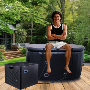 Refroidisseur d'eau pour bain Icepod 0.3HP Refroidisseur d'eau froide avec filtre et pompe Ensemble d'équipement de refroidissement de récupération - Product Image 1