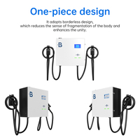 BENY 40KW 60KW double pistolets montage mural rapide maison charge Pile DC chargeur rapide EV Station de charge DC Wallbox EV chargeur Commercial