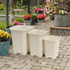 أصيص زهور بلاستيكي متين ، تصميم حديث للمنزل ، زراعة عصارة حضانة بأحجام متعددة - Product Image 6