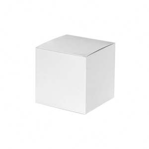 Boîte cadeau de luxe en carton blanc finition brillante/mate avec logo personnalisé estampé à chaud pour faux cils, laminage mat et gaufrage - Product Image 5