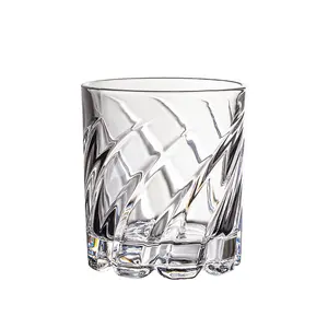 Crystal Rolling Spinning Rotierender Twirl Turn Swirl Whisky Whisky Geschenk Trinkgläser Glas becher Tassen Set