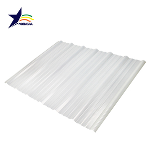 Vật liệu lợp telhas de telhado PVC hình Thang hình đổ rõ ràng nhựa apvc tấm lợp trong Phật Sơn - Product Image 1