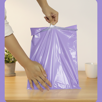 Sacs d'expédition en polyéthylène de couleur unie, version épaissie, logo personnalisable, en stock, pour courrier et emballage imprimé