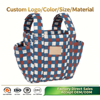 Sac Organisateur Matelassé Imprimé pour Poussette Grande Capacité Multi-Poches, Caddie de Poussette Personnalisable avec Logo, Vente Directe Usine pour Voyage de Maman