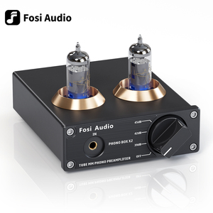 ปรีแอมป์ Fosi <span class=keywords><strong>Audio</strong></span> สำหรับเครื่องเล่นแผ่นเสียง ปรีแอมป์ขนาดเล็ก สเตอริโอ ไฮไฟ แอมป์หลอดสุญญากาศ รุ่น X2 สำหรับประกอบเอง (DIY) CB - Product Image 1