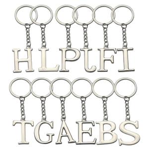 Colgante de equipaje del alfabeto inglés 26 letras mayúsculas y minúsculas números llavero pequeño regalo europeo y americano personalizado - Product Image 2
