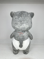 Costume de mascotte de chat de sucette réaliste Costume de mascottes de chat en peluche gonflable de 2m Costume Animal Cosplay adultes Air Blow bébé chat à vendre