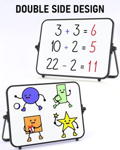 <strong>Portable</strong> Magnetic Board A4 Size Stand Kid Drawing Magnetic <strong>Whiteboard</strong> Double-sided Dry Erase <strong>Whiteboard</strong> - Product Image 2