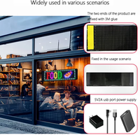 Écran d'affichage LED pour voiture à motif RGB personnalisable, yeux de démon, résolution 8K, HDR10, garantie de 3 ans - Défilement flexible des messages