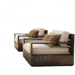 High-End contemporaneo divano girevole di alta qualità in legno massello confortevole sala da pranzo all'aperto per il moderno Patio giardino Teak <span class=keywords><strong>Café</strong></span> - Product Image 5