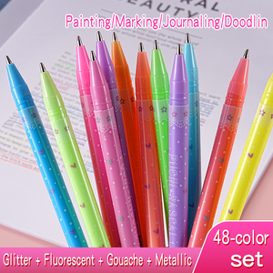 Set di 18/24/36 <span class=keywords><strong>Penne</strong></span> Gel Glitterate Vibranti con Punta da 1.0mm, Inchiostro Multi-effetto (<span class=keywords><strong>Glitter</strong></span>/Fluorescente/Polvere d'Acqua/Metallico) - Product Image 6