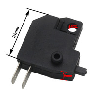 Moto gauche droite interrupteur de frein à disque pompe supérieure frein marche-arrêt accessoires 50cc 150cc QMB139 QMJ157 GY6