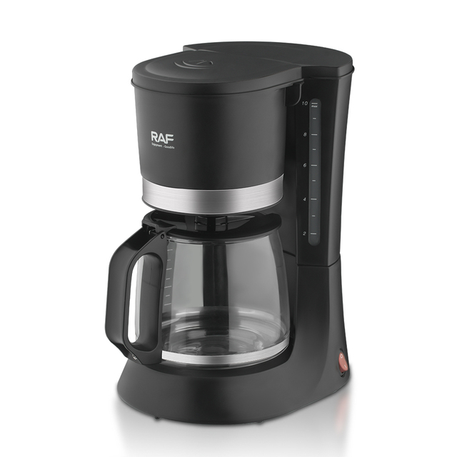 RAF Smart Easy Operation Overheat Protection Anti-drip Filter Coffee Maker With Clear Water Level & Light Indicator