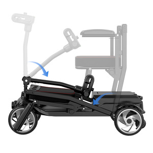 Scooter eléctrico de movilidad con cuatro ruedas, motor sin escobillas, asiento para personas mayores, portátil para viajes. - Product Image 5