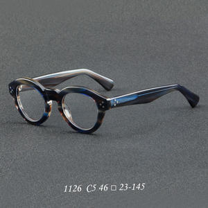 <span class=keywords><strong>Gafas</strong></span> de <span class=keywords><strong>Johnny</strong></span> <span class=keywords><strong>Depp</strong></span> Unisex con Protección Anti Luz Azul para Juegos, Montura de Acetato, Lentes Transparentes con Diseño Animal, <span class=keywords><strong>Marca</strong></span> de Diseñador - Product Image 5