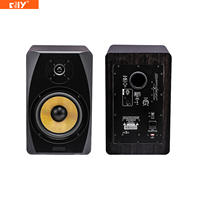 K8 Haut-parleur de monitoring actif 8 pouces, modèle studio alimenté, une paire avec Bluetooth personnalisable pour salle de classe/maison/karaoké