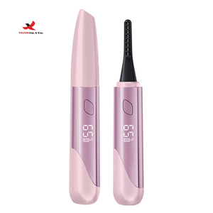 3 Days Wholesale Rechargeable Electric <b>Heated</b> Plastic Eyelash Curler Perm Four Temperature Settings LCD Display GZ RTS Bulk - Product Image 2