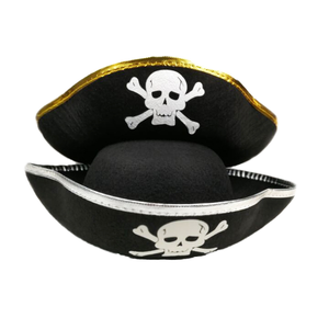 Cappello da Pirata Fayle Performance all'Ingrosso, Cappello da Capitano Scheletro per Feste, Unisex, Quattro Stagioni, Circonferenza Testa 56-58cm - Product Image 2