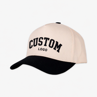 Casquette à 5 panneaux avec logo personnalisé, casquettes de baseball brodées à cinq panneaux, casquette de camping réglable, vente en gros OEM, casquette de baseball personnalisée brodée